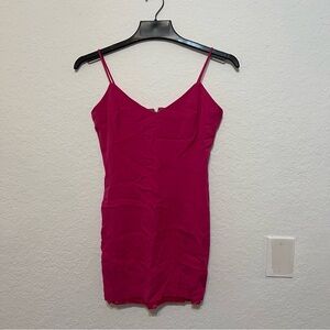 Vintage mini hot pink dress size 8